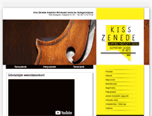 Tablet Screenshot of kiss-zenede.hu